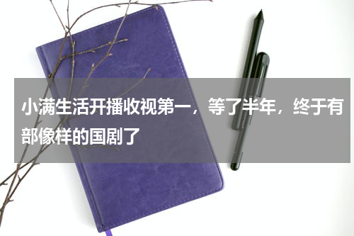 小满生活开播收视第一，等了半年，终于有部像样的国剧了